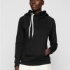 Women's raglan hoodie in black