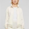 Women's retro running jacket cream
