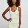 Women's ribbed knit light mint
