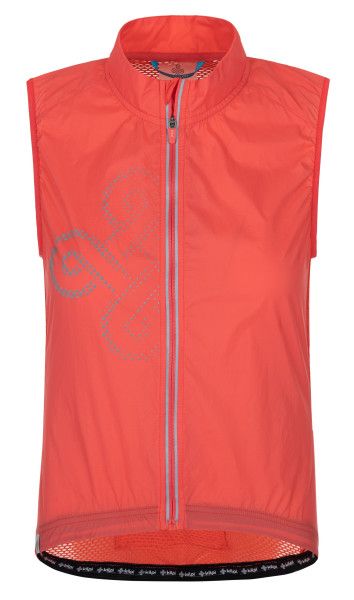 Women's running vest Kilpi FLOW-W coral