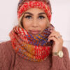 Women's set with mohair thick P106 red+yellow+blue