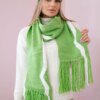Women's set with scarf Jagna K356 pistachio
