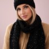 Women's set with scarf Jowita K360 black