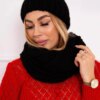 Women's set with strong ribs P100 black
