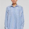 Women's shirt Striped Relaxed white/blue