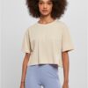 Women's short oversized T-shirt from the soft sea
