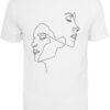 Women's single-breasted T-shirt white