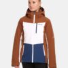 Women's ski jacket Kilpi VALERA-W Brown