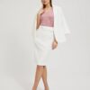 Women's skirt MOODO - white