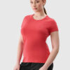 Women's slim T-shirt 4F - red