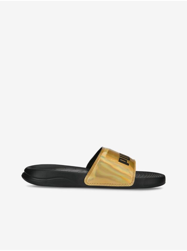 Women's slippers in gold color Puma - Women's