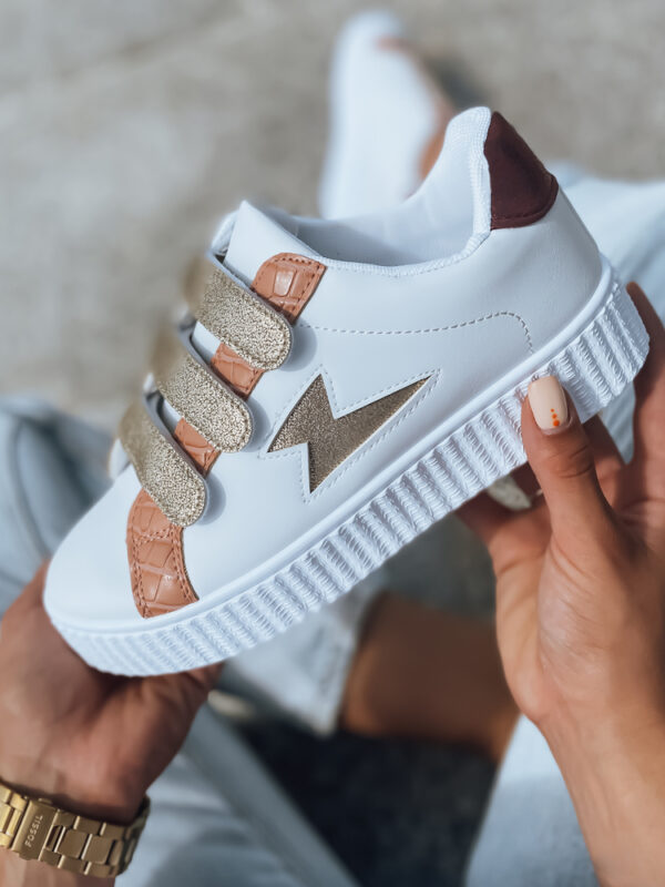 Women's sneakers SNAKE white Dstreet