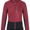 Women's softshell cycling jacket Kilpi VELOVER-W dark red