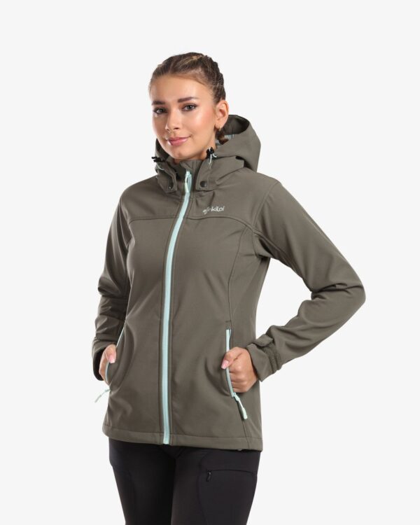 Women's softshell jacket Kilpi RAVIA-W Dark green