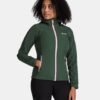Women's softshell jacket Kilpi RAVIA-W Dark green