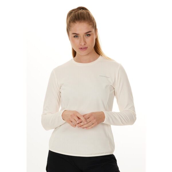 Women's sports T-shirt Endurance Leah W Waffle Melange Loose Fit Tee