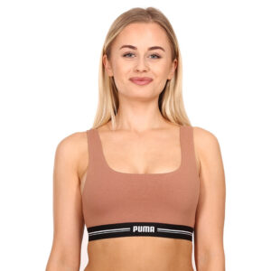 Women's sports bra Puma brown