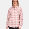Women's sports flannel shirt Kilpi FLANNY-W Pink