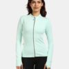Women's sports sweatshirt without hood Kilpi LAJEN-W Menthol