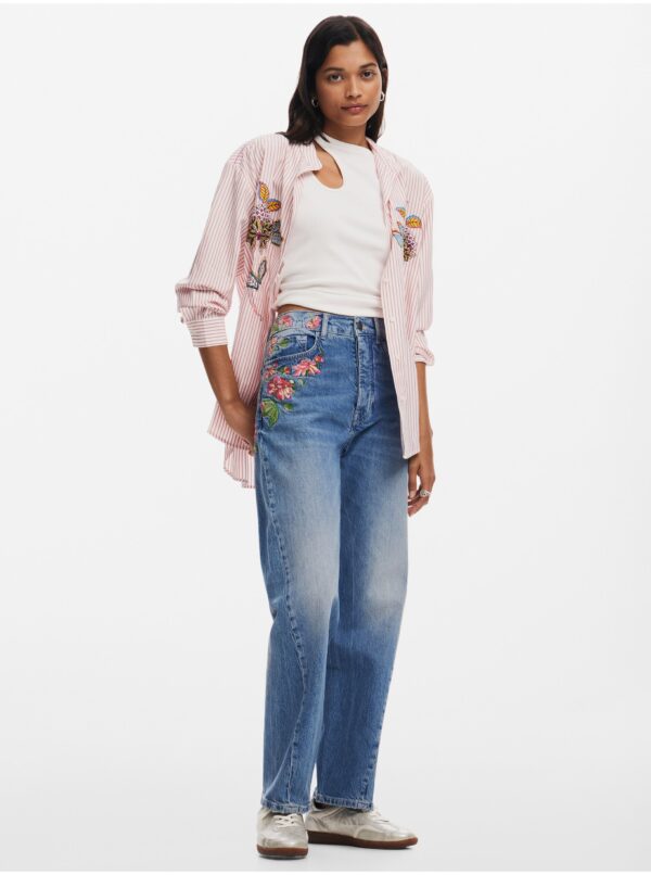 Women's straight jeans Desigual Carina - Women