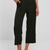 Women's straight leg Culotte black