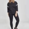Women's striped T-shirt L/S with sleeves blk/wht