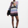 Women's striped sweater Desigual Moncton - Women