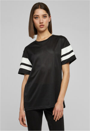 Women's striped t-shirt blk/wht