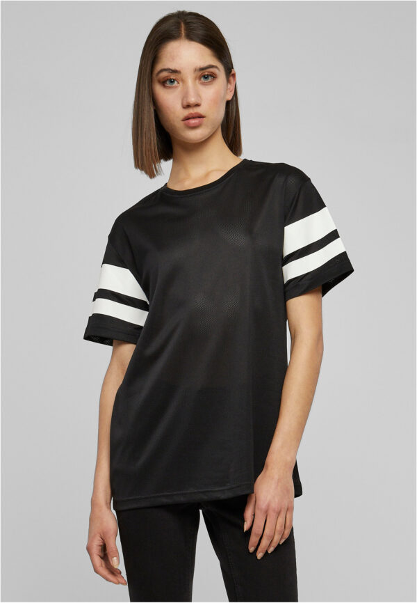 Women's striped t-shirt blk/wht