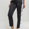 Women's sweatpants with buttons blk/wht/blk