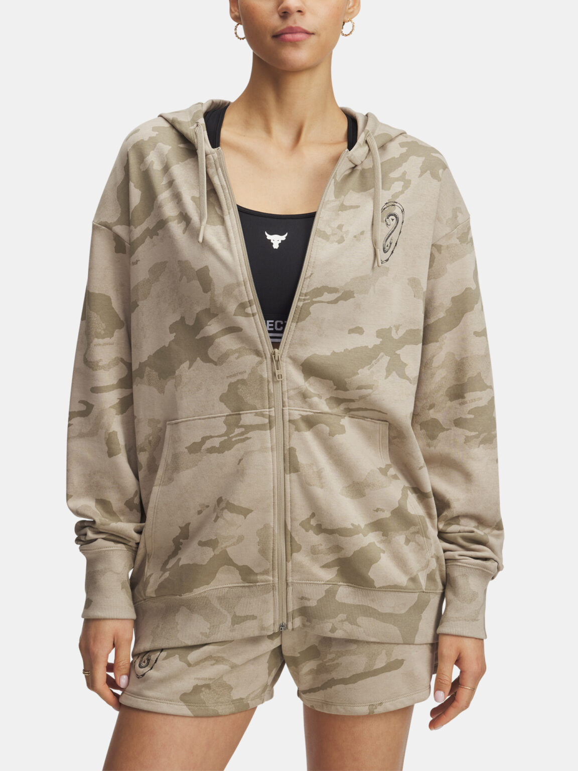 Women's sweatshirt Under Armour Pjt Rck Terry Full Zip - Women's