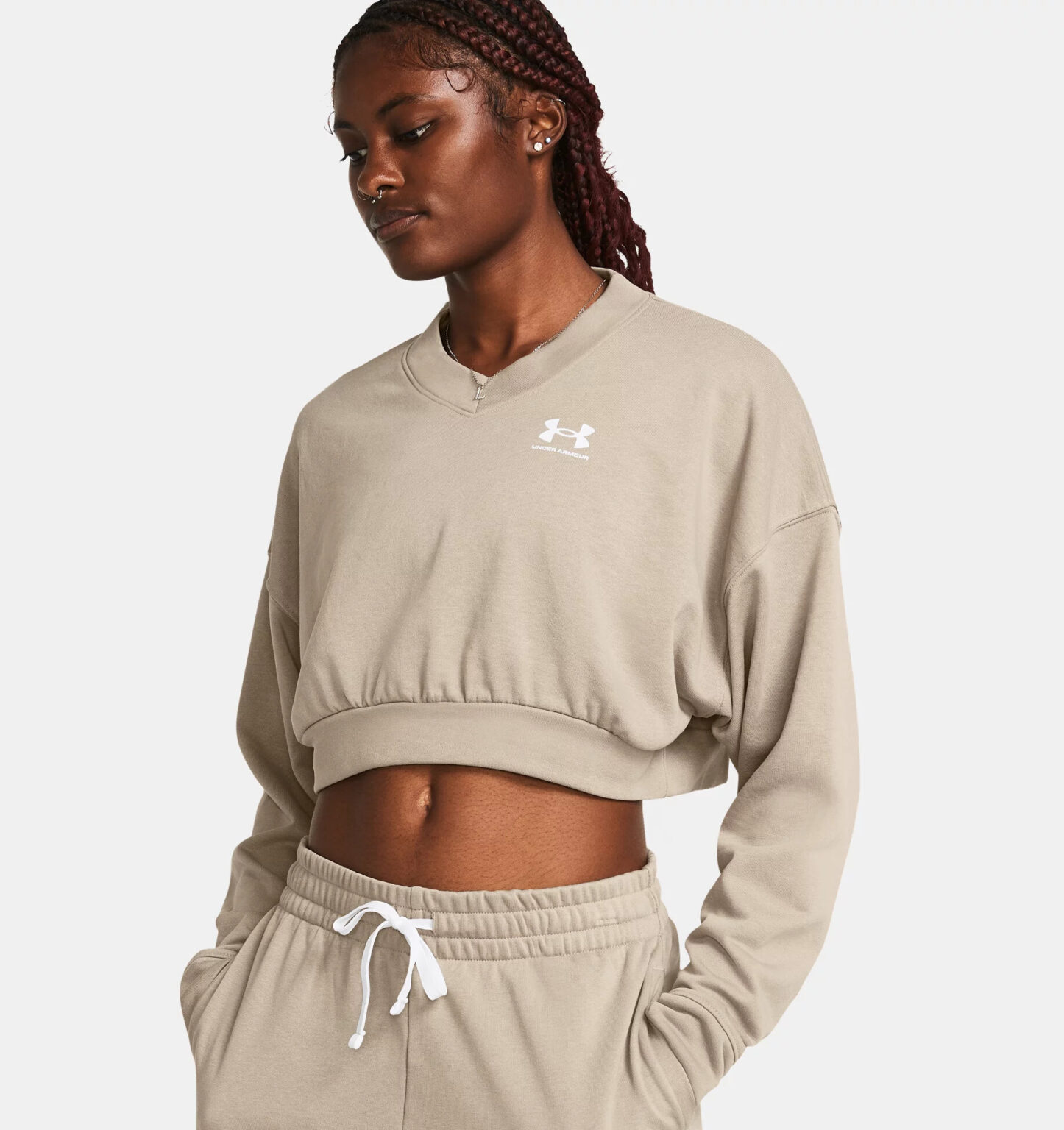 Women's sweatshirt Under Armour Rival Terry OS Crop Crew