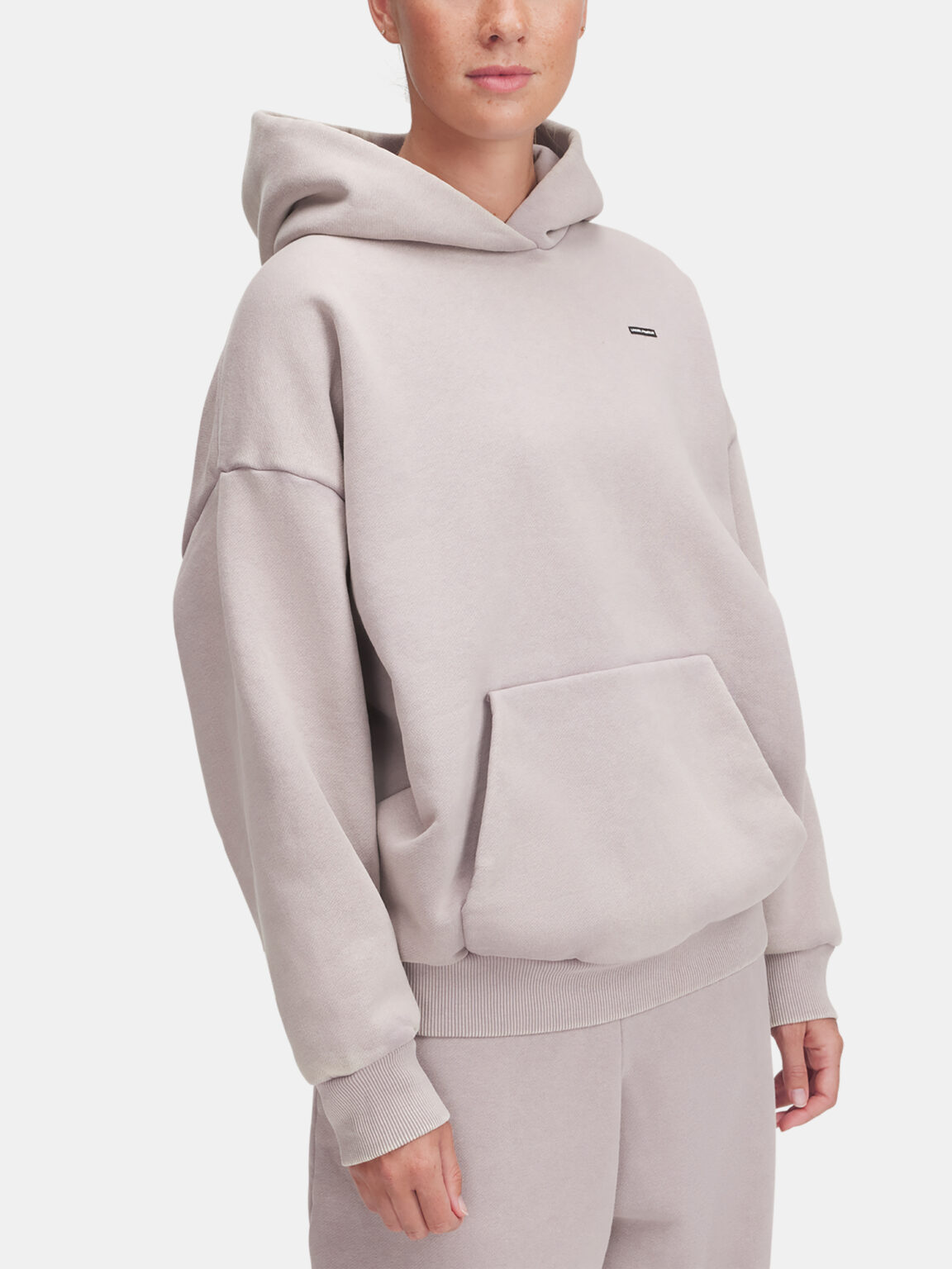 Women's sweatshirt Under Armour UA Icon HWT Flc OS Hdy-GRY - Women's
