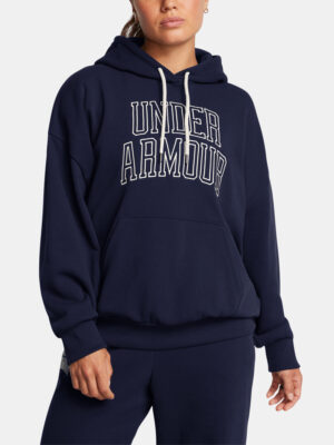 Women's sweatshirt Under Armour UA Icon HWT Terry OS Hdy-BLU - Women's