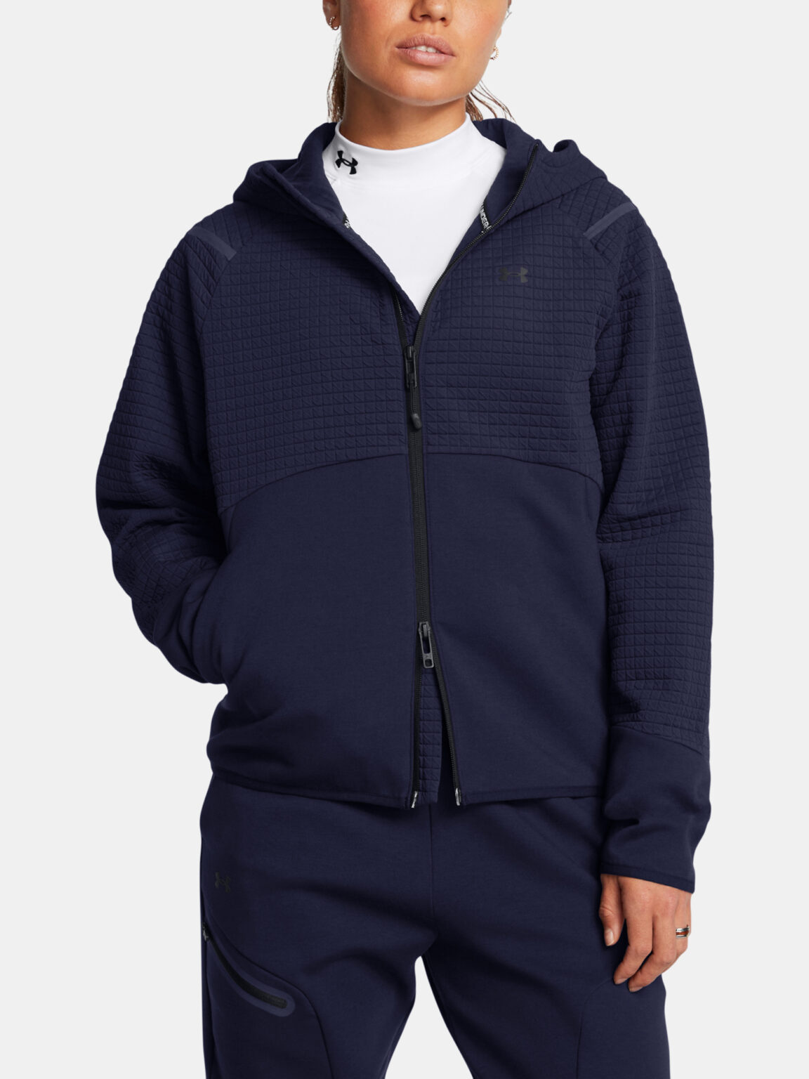 Women's sweatshirt Under Armour UNSTOPPABLE FLC GRID FZ - Women's