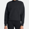 Women's sweatshirt Under Armour Unstoppable Flc Grid Mock LS-BLK - Women's