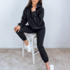 Women's sweatshirt set RISEL black Dstreet