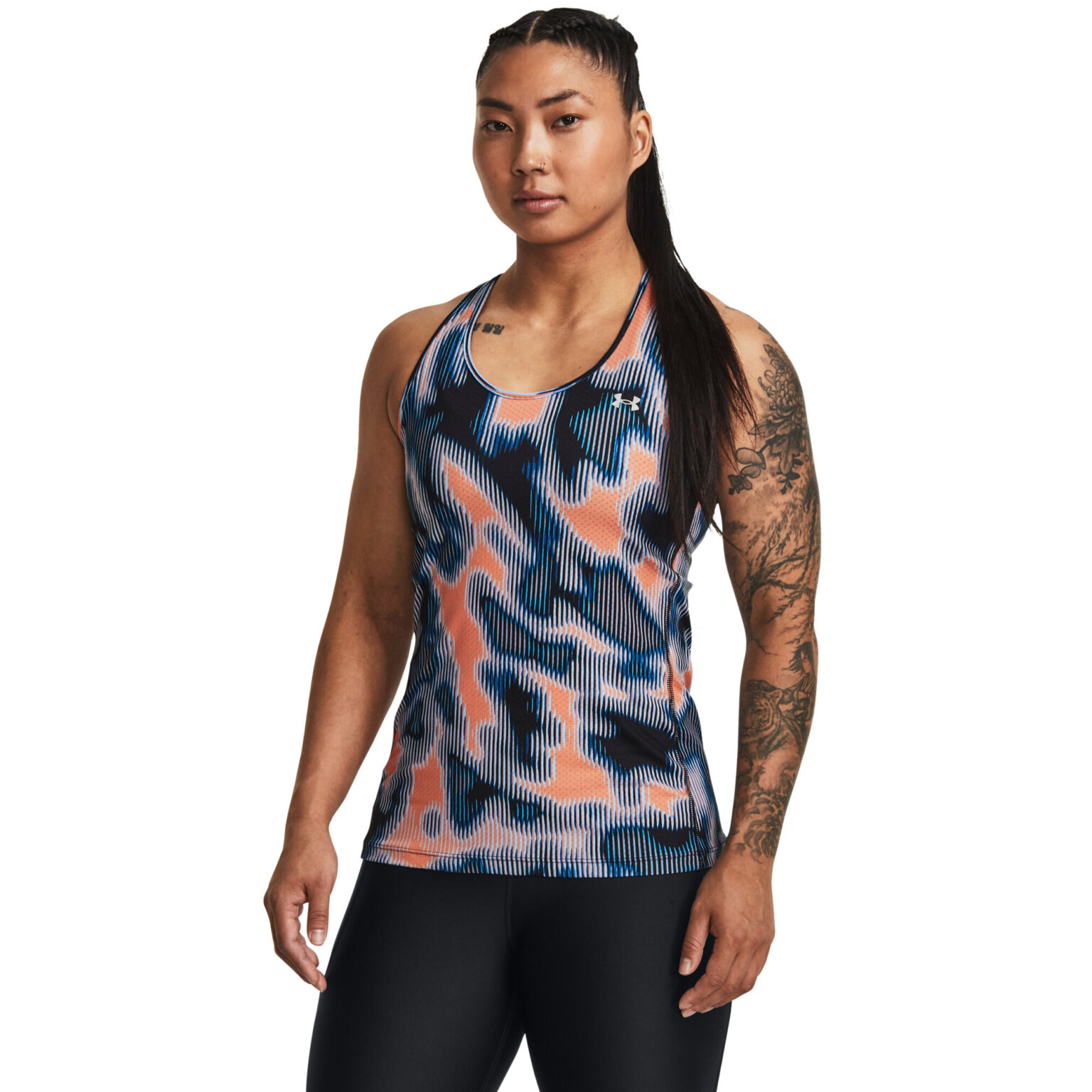 Women's tank top Under Armour HG Armour Racer Print