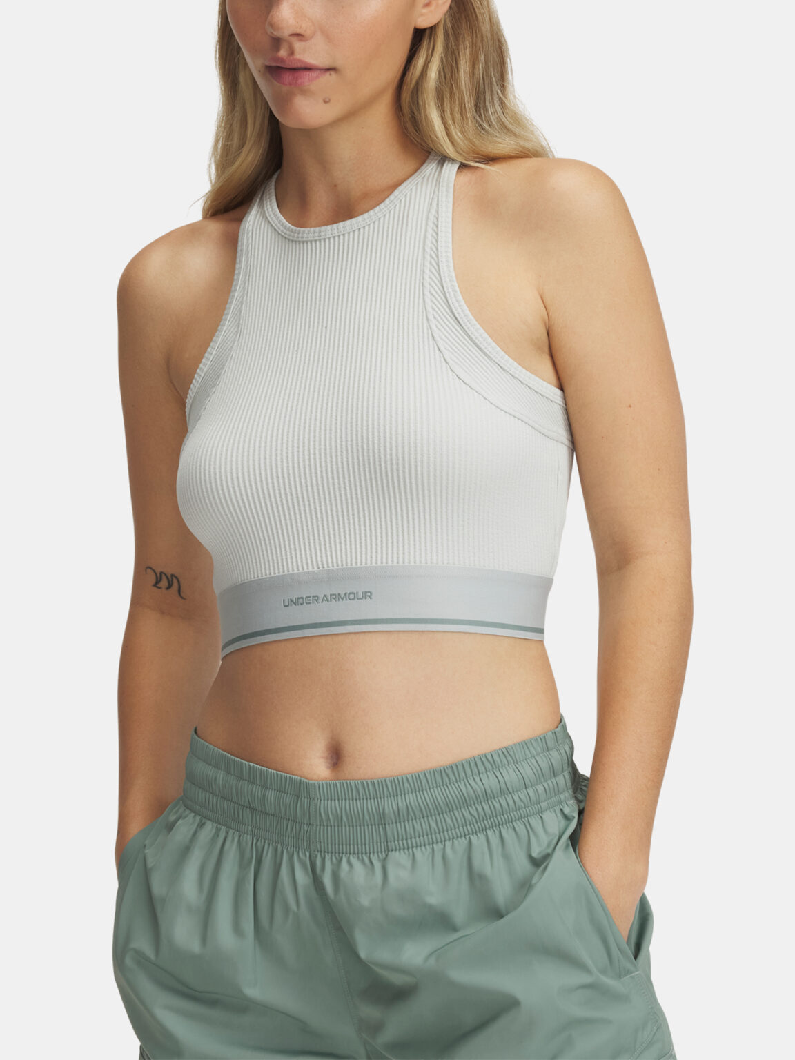Women's tank top Under Armour UA Meridian Rib Branded Tank - Women's
