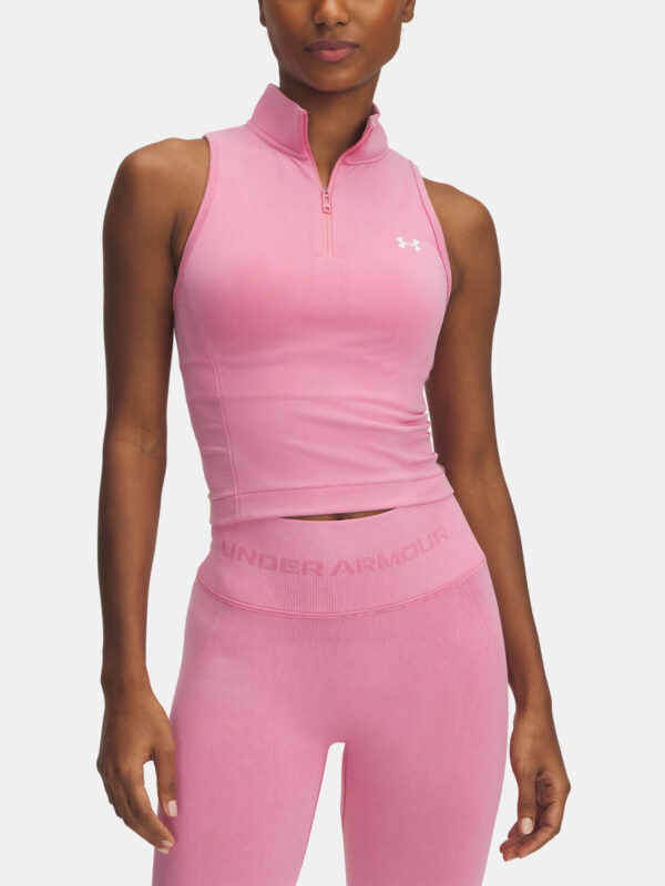 Women's tank top Under Armour Vanish Seamless Washed SL Zp - Women's