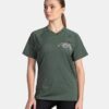 Women's technical MTB T-shirt Kilpi REMIDO-W Dark green