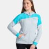Women's technical sweatshirt Kilpi MEMPHIS-W Light gray