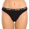 Women's thongs Gianvaglia black