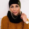 Women's three-color set P103 black+khaki