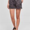 Women's towel shorts black