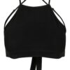 Women's triangle top black