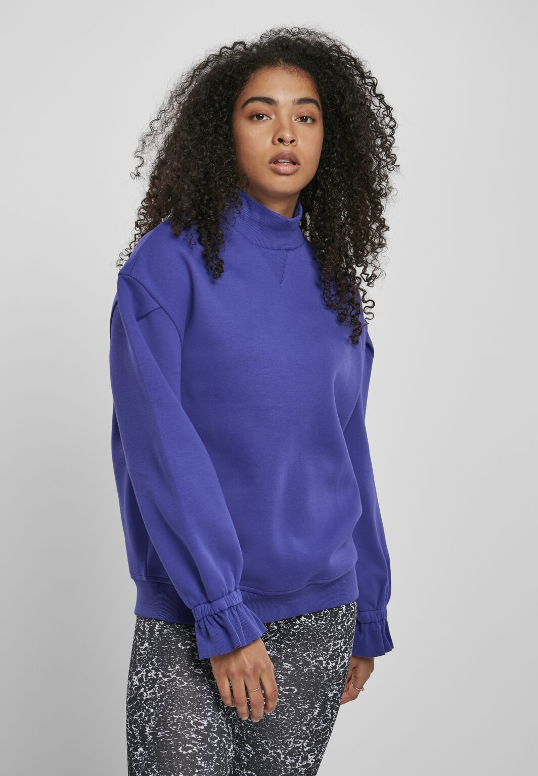 Women's turtleneck Crew blue-purple