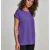 Women's ultraviolet T-shirt with extended shoulder