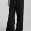 Women's wide-legged trousers - black