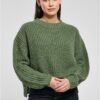 Women's wide oversize sweater sage